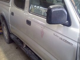 2001 TOYOTA TACOMA SILVER SR5 CREW CAB 3.4 AT 4WD,  Z24883